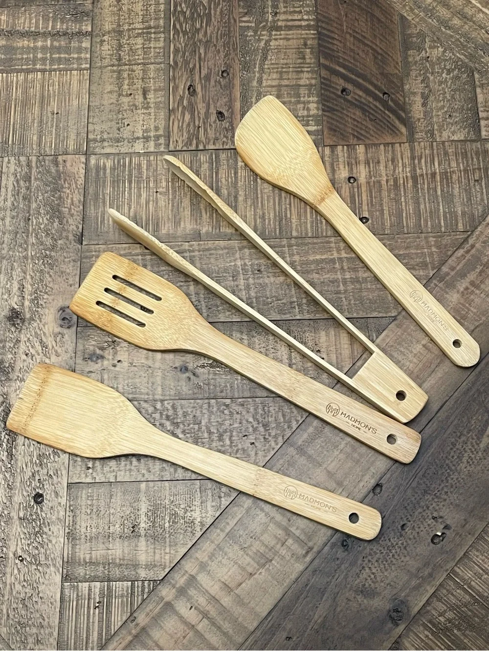 Madmon’s Bamboo Kitchen Utensil Set - 4 Piece